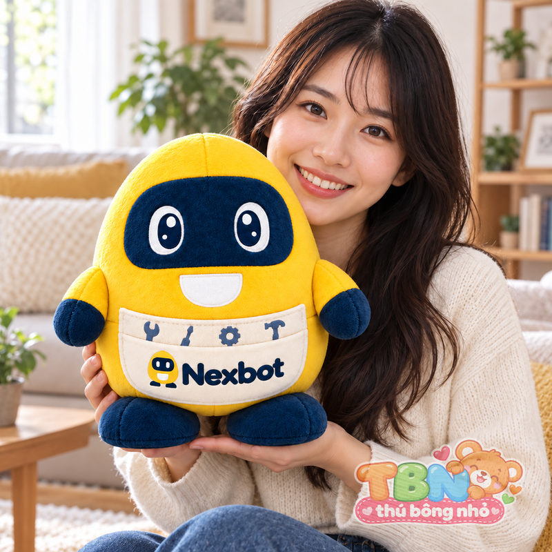 Ảnh bổ sung của Thú bông Robot quả trứng Nexbot đặt may theo yêu cầu
