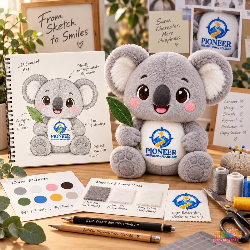 Ảnh bổ sung của Thú bông koala English Buddy Pioneer theo yêu cầu