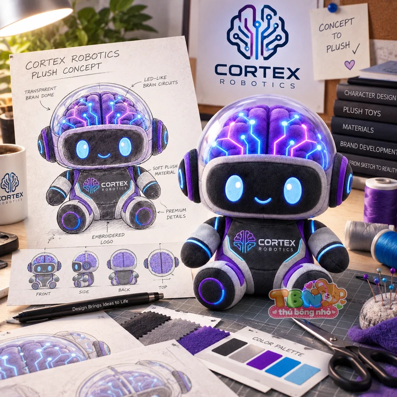 Ảnh bổ sung của Robot bông Cortex Robotics đặt may theo yêu cầu