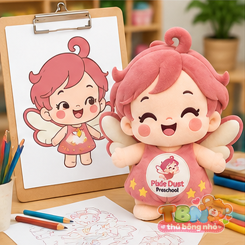 Ảnh bổ sung của Thú bông Bé Bụi Tiên Pixie Dust đặt may theo yêu cầu