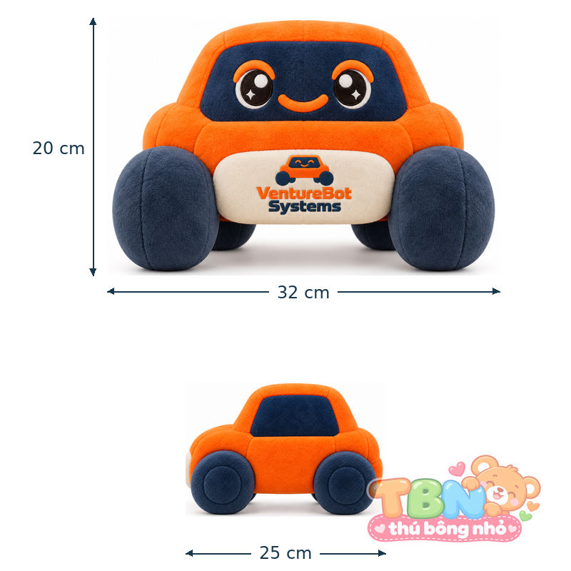 Ảnh bổ sung của Thú bông Xe thám hiểm VentureBot đặt may theo yêu cầu