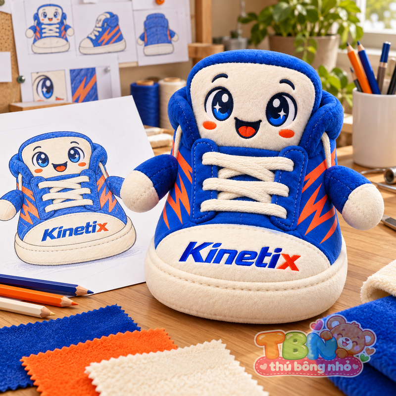 Ảnh bổ sung của Thú bông Giày thể thao Kinetix đặt may theo yêu cầu