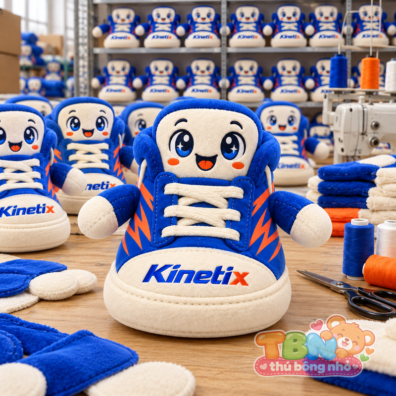 Ảnh bổ sung của Thú bông Giày thể thao Kinetix đặt may theo yêu cầu