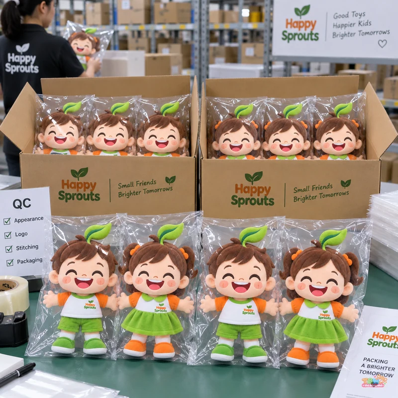 Ảnh bổ sung của Búp bê mầm xanh Happy Sprouts đặt may theo yêu cầu