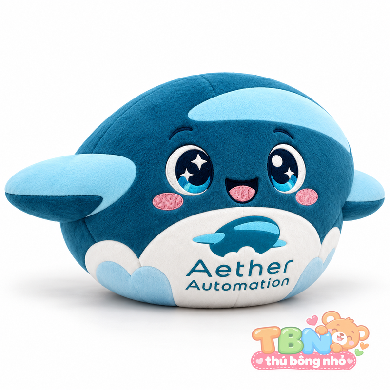 Thú bông Phi thuyền Aether – góc nghiêng