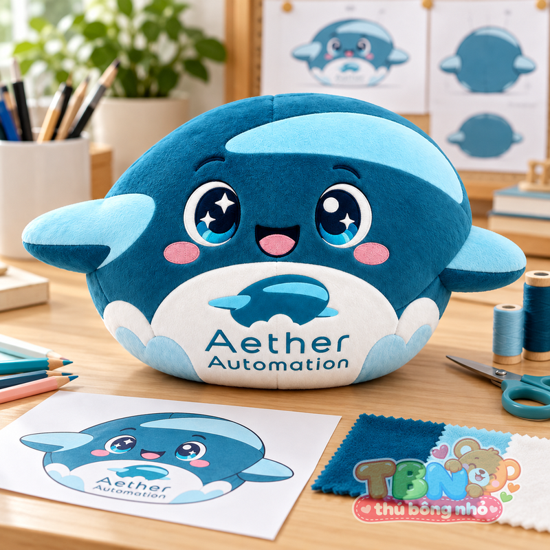 Ảnh bổ sung của Thú bông Phi thuyền Aether đặt may theo yêu cầu