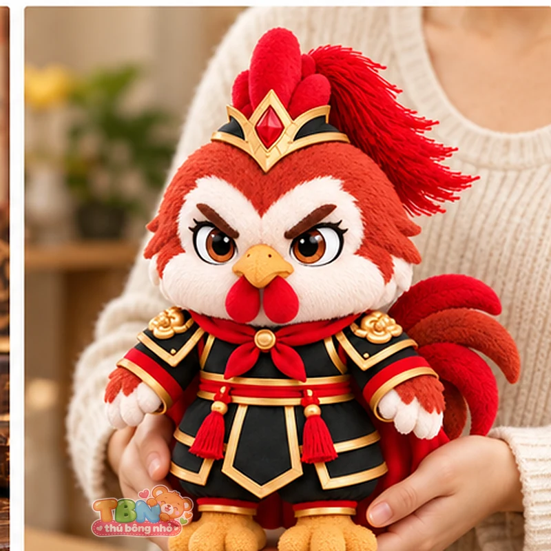 Ảnh bổ sung của Gà bông Dậu võ tướng đặt may theo yêu cầu