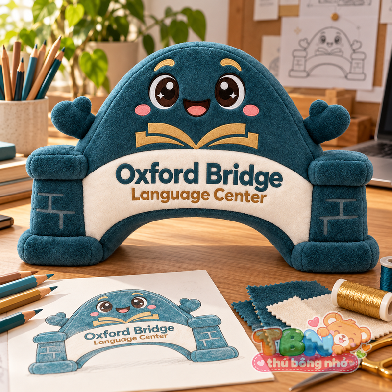 Ảnh bổ sung của Thú bông Cầu đá Oxford Bridge đặt may theo yêu cầu