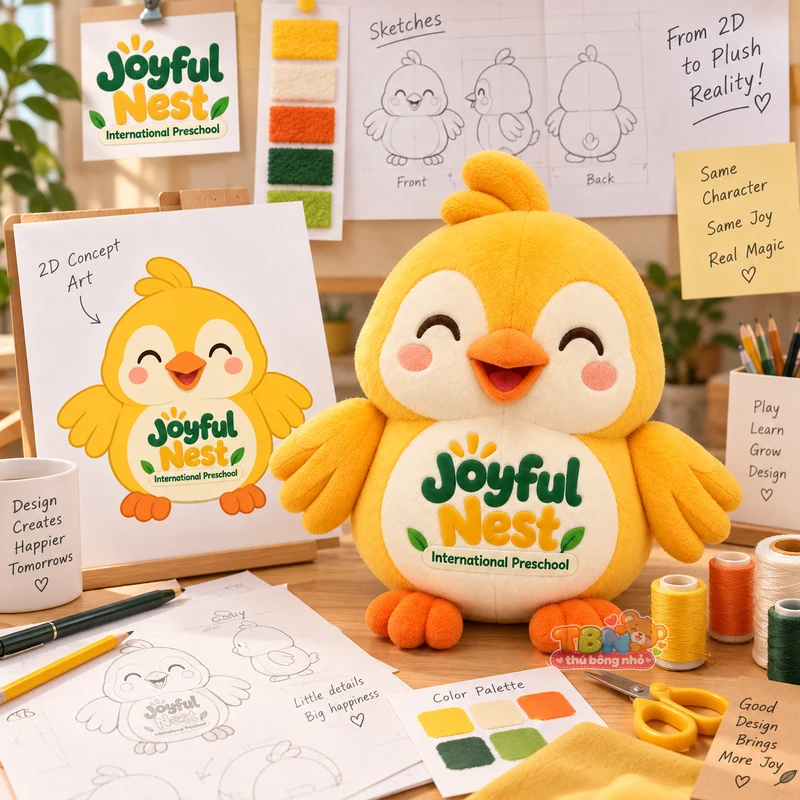 Ảnh bổ sung của Chim bông Joyful Nest đặt may theo yêu cầu