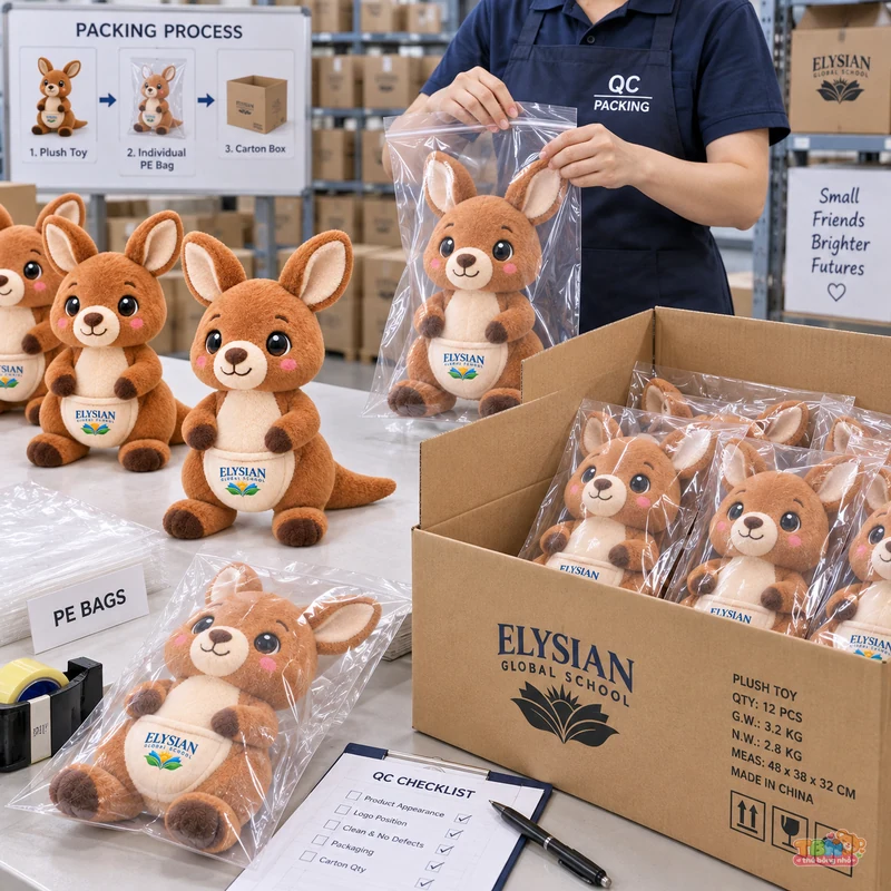 Ảnh bổ sung của Thú bông kangaroo Elysian đặt may theo yêu cầu