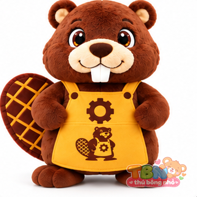 Ảnh bổ sung của Thú bông Hải ly thợ máy KineticForge đặt may theo yêu cầu