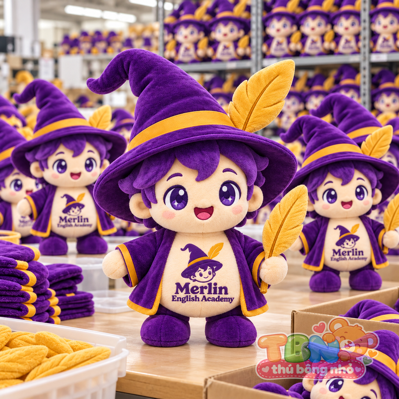 Ảnh bổ sung của Thú bông Phù thủy nhí Merlin đặt may theo yêu cầu