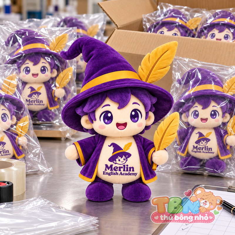 Ảnh bổ sung của Thú bông Phù thủy nhí Merlin đặt may theo yêu cầu