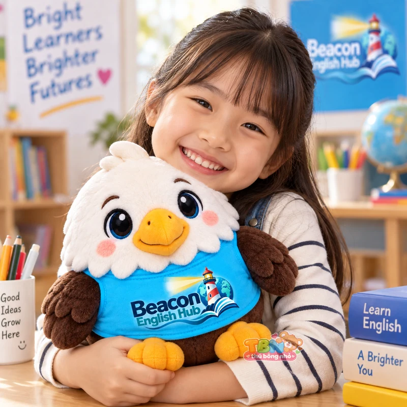 Ảnh bổ sung của Thú bông đại bàng Beacon chibi đặt may theo yêu cầu