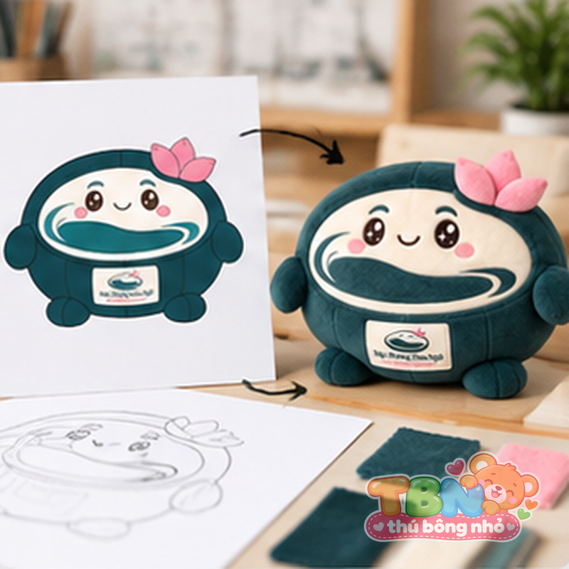 Ảnh bổ sung của Thú bông Nghiên mực Mặc Hương đặt may theo yêu cầu