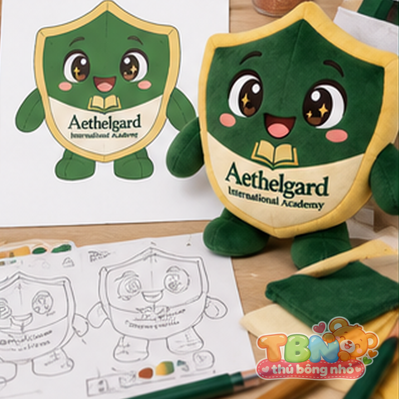 Ảnh bổ sung của Thú bông Khiên Gardi Aethelgard đặt may theo yêu cầu