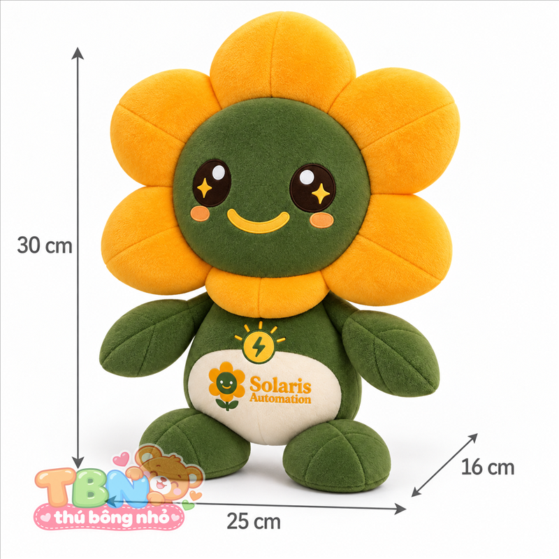 Ảnh bổ sung của Thú bông Hoa hướng dương Solaris đặt may theo yêu cầu