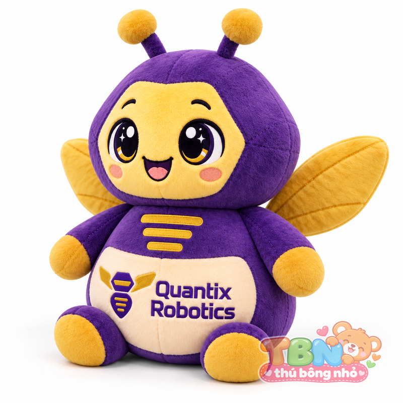 Thú bông Ong robot Quantix – góc nghiêng