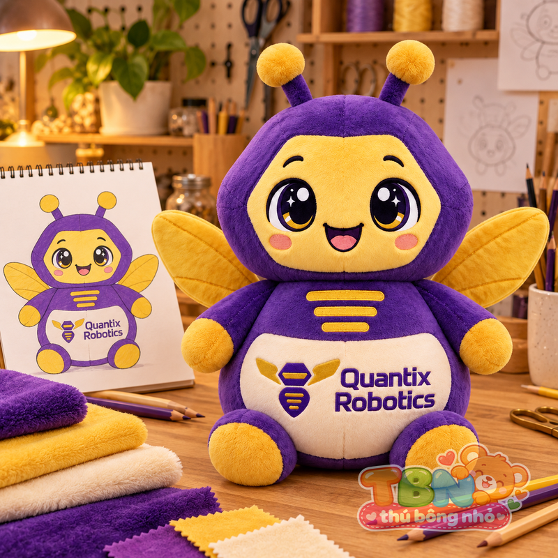 Ảnh bổ sung của Thú bông Ong robot Quantix đặt may theo yêu cầu