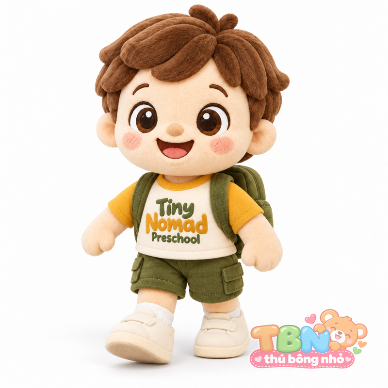 Thú bông Bé Du Mục Tiny Nomad – góc nghiêng