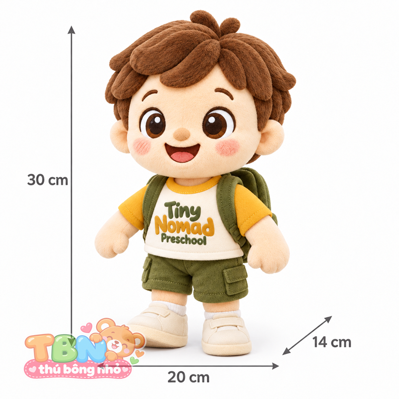 Ảnh bổ sung của Thú bông Bé Du Mục Tiny Nomad đặt may theo yêu cầu