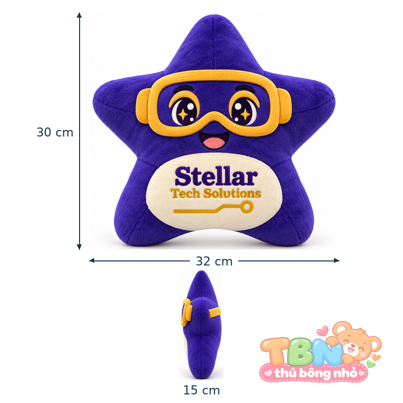 Ảnh bổ sung của Thú bông Ngôi sao kỹ sư Stellar đặt may theo yêu cầu