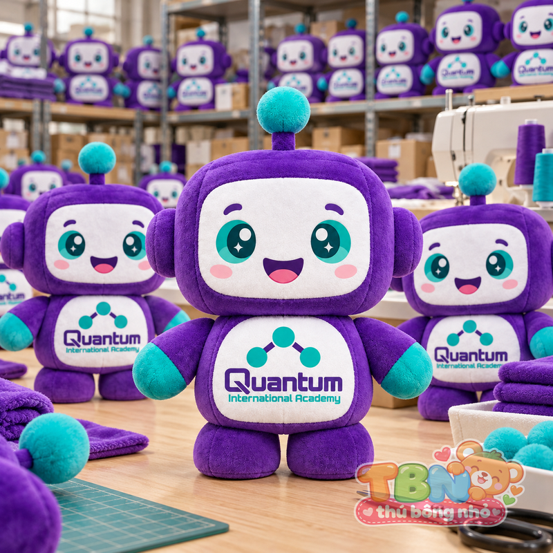 Ảnh bổ sung của Thú bông Robot Qubi Quantum đặt may theo yêu cầu