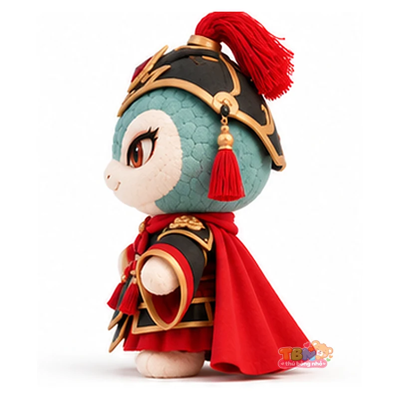 Ảnh bổ sung của Thú bông rắn Tỵ võ tướng chibi theo yêu cầu