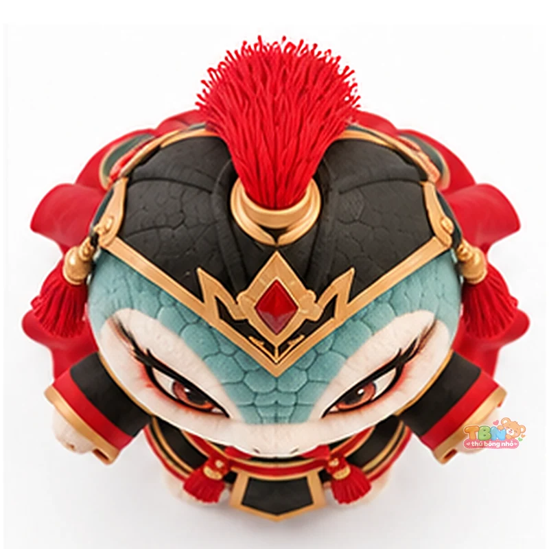 Ảnh bổ sung của Thú bông rắn Tỵ võ tướng chibi theo yêu cầu