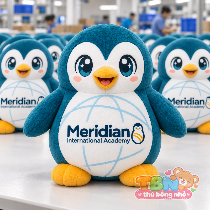 Ảnh bổ sung của Thú bông Chim cánh cụt Meri Meridian đặt may theo yêu cầu