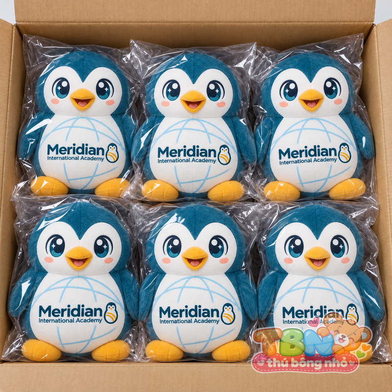 Ảnh bổ sung của Thú bông Chim cánh cụt Meri Meridian đặt may theo yêu cầu
