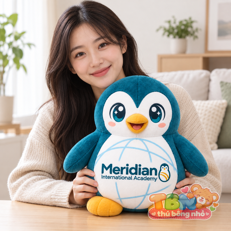 Ảnh bổ sung của Thú bông Chim cánh cụt Meri Meridian đặt may theo yêu cầu