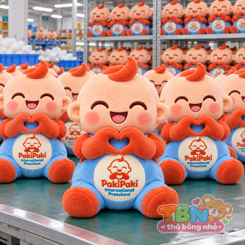 Ảnh bổ sung của Thú bông Bé Paki PakiPaki đặt may theo yêu cầu