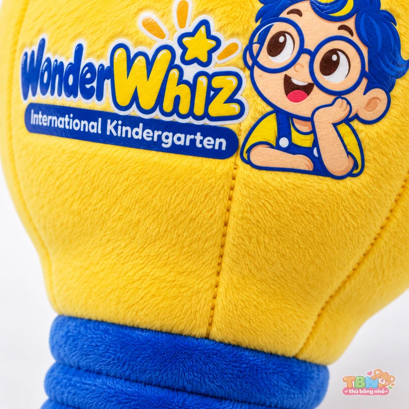 Bóng đèn bông WonderWhiz đặt may theo yêu cầu – chi tiết bề mặt và nhận diện
