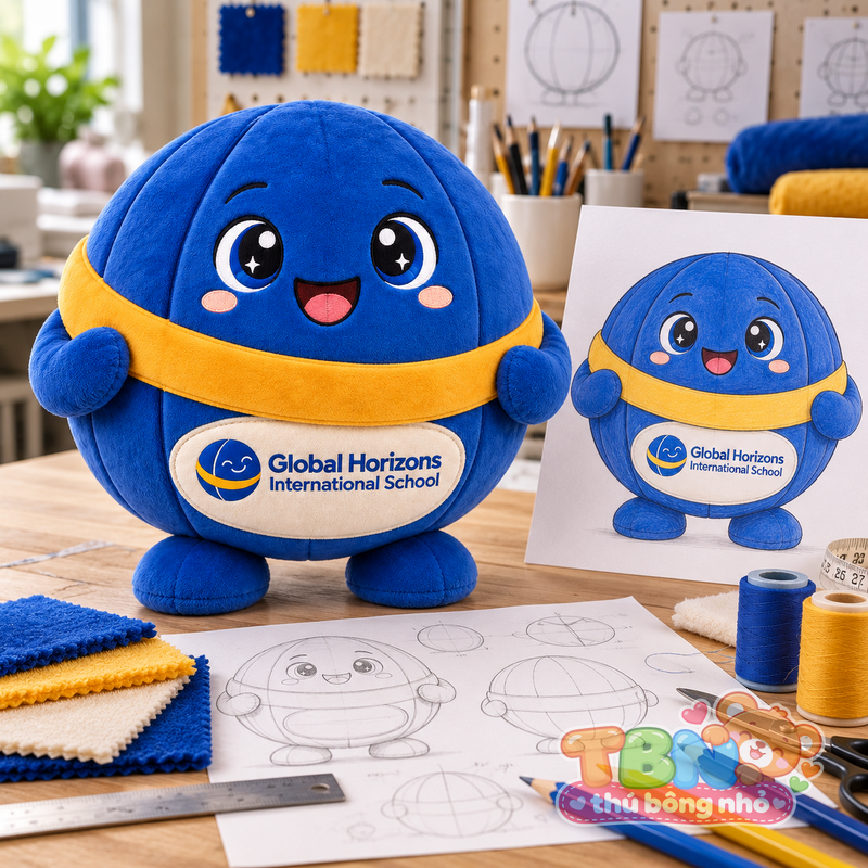 Ảnh bổ sung của Thú bông Địa cầu Hori Global Horizons đặt may theo yêu cầu