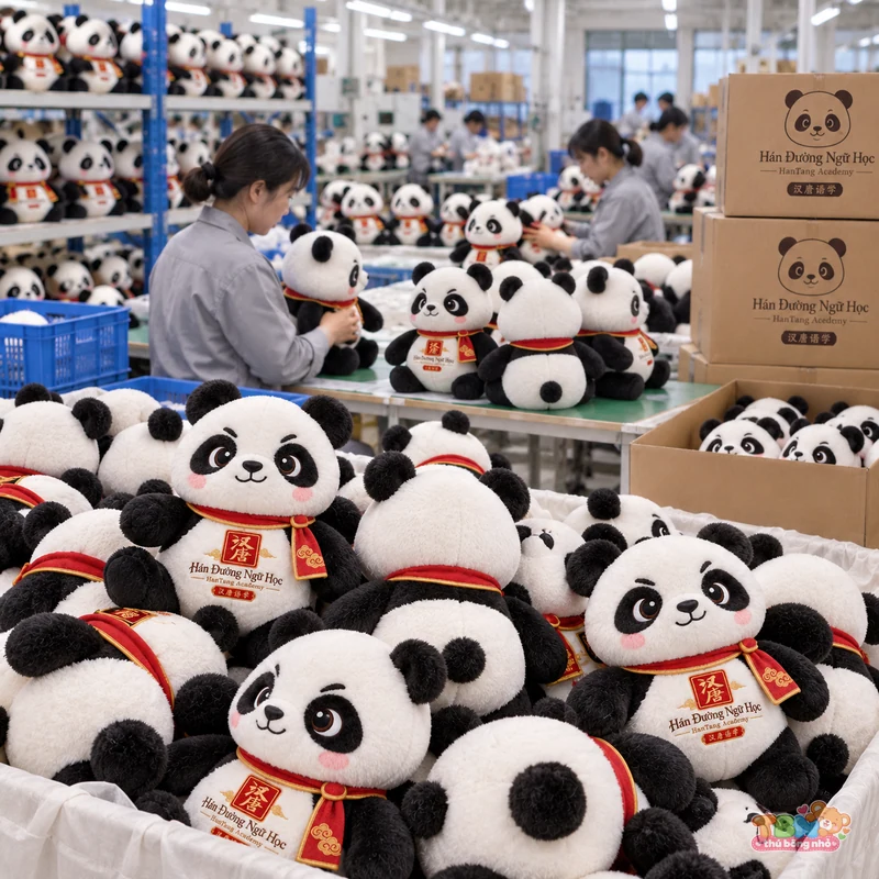 Ảnh bổ sung của Gấu trúc Hán Đường HanTang đặt may theo yêu cầu