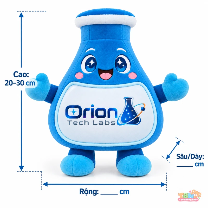 Ảnh bổ sung của Thú bông bình thí nghiệm Orion Tech Labs theo yêu cầu