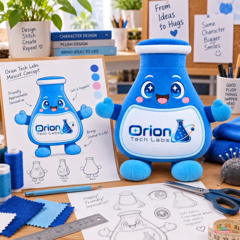 Ảnh bổ sung của Thú bông bình thí nghiệm Orion Tech Labs theo yêu cầu