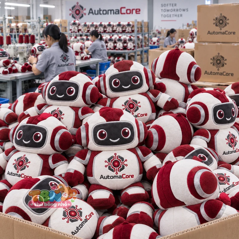 Ảnh bổ sung của Thú bông robot AutomaCore gắn logo theo yêu cầu