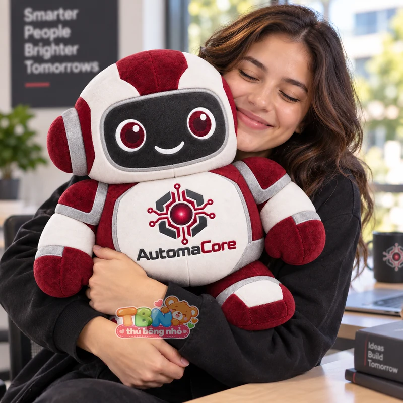 Ảnh bổ sung của Thú bông robot AutomaCore gắn logo theo yêu cầu