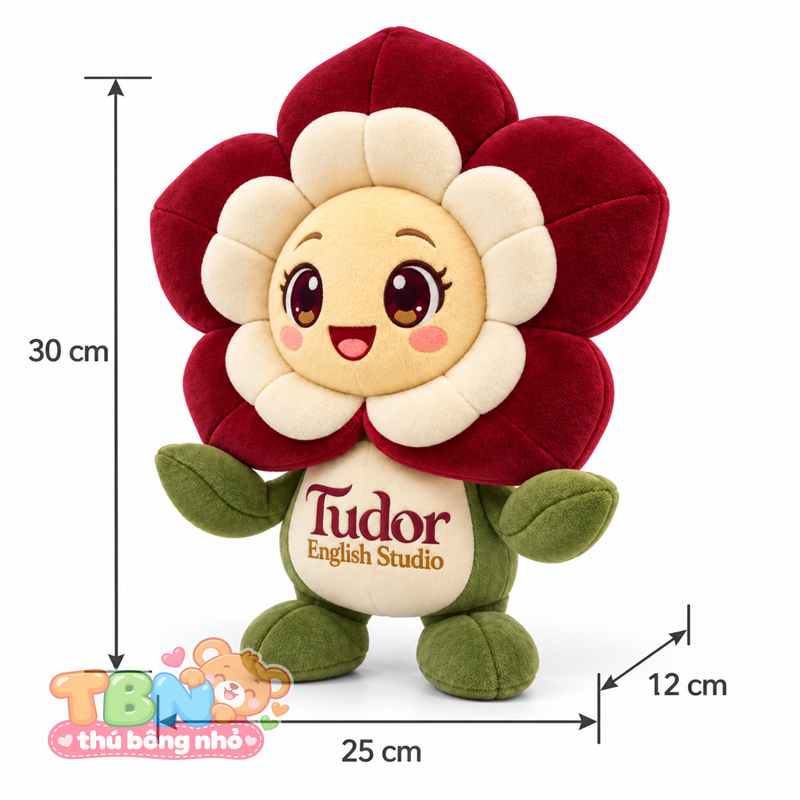 Ảnh bổ sung của Thú bông Hoa hồng Tudor đặt may theo yêu cầu