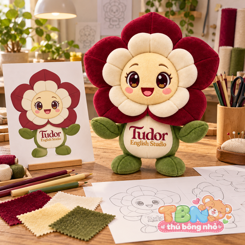 Ảnh bổ sung của Thú bông Hoa hồng Tudor đặt may theo yêu cầu