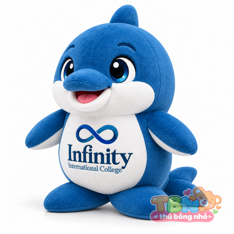 Thú bông Cá heo Infi Infinity – góc nghiêng