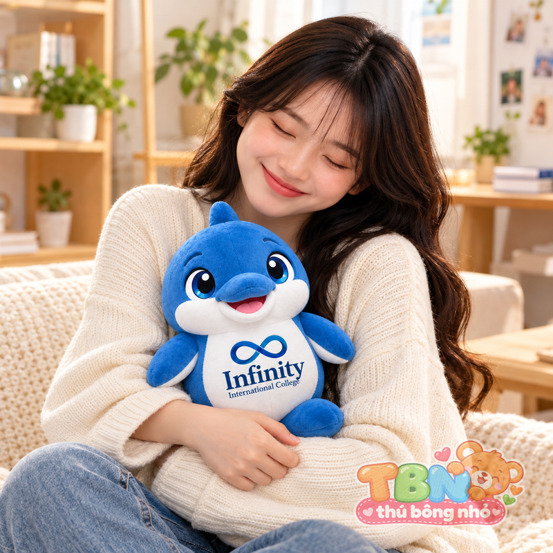 Ảnh bổ sung của Thú bông Cá heo Infi Infinity đặt may theo yêu cầu