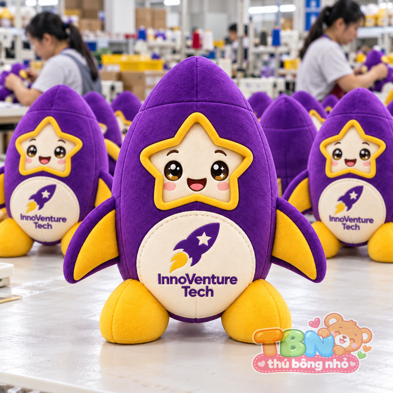 Ảnh bổ sung của Thú bông Tên lửa InnoVenture đặt may theo yêu cầu