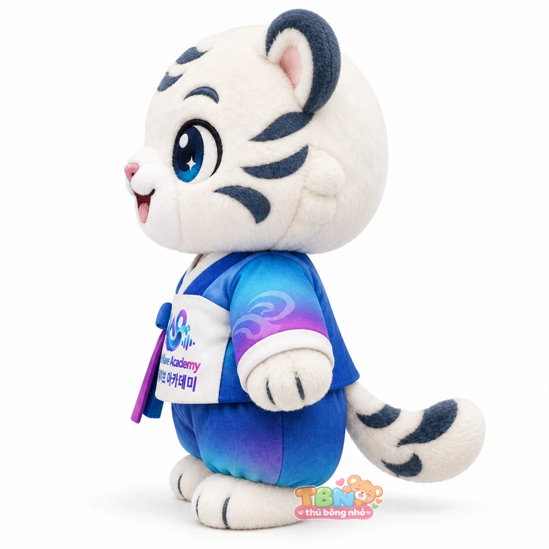 Ảnh bổ sung của Thú bông hổ trắng Baekho Wave đặt may theo yêu cầu