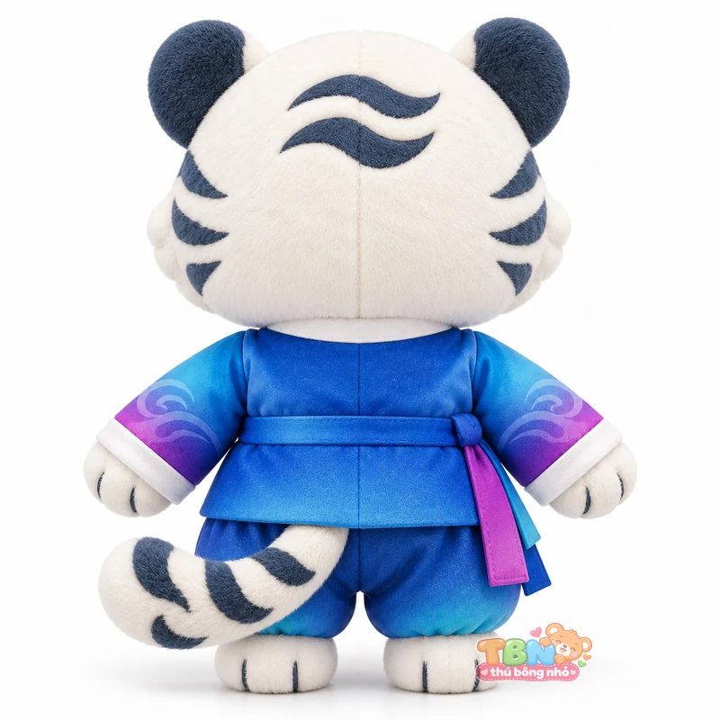 Ảnh bổ sung của Thú bông hổ trắng Baekho Wave đặt may theo yêu cầu