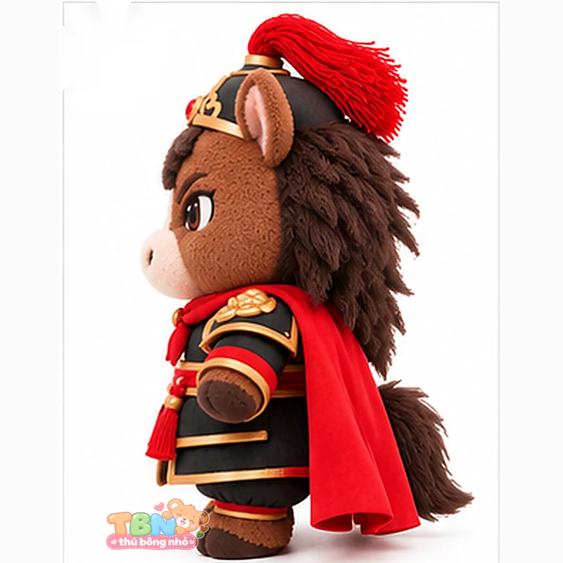 Ảnh bổ sung của Thú bông ngựa Ngọ võ tướng chibi theo yêu cầu