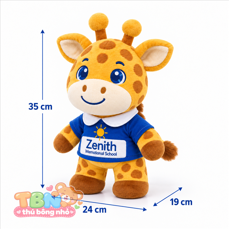 Ảnh bổ sung của Thú bông Hươu cao cổ Zeni Zenith đặt may theo yêu cầu