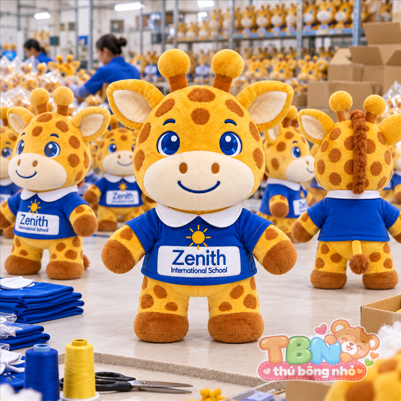 Ảnh bổ sung của Thú bông Hươu cao cổ Zeni Zenith đặt may theo yêu cầu